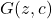 G(z, c)