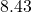 8.43