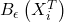 B_{\epsilon}\left(X_{i}^{T}\right)
