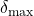 \delta_{\max}