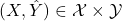 (X, \hat{Y}) \in \mathcal{X} \times \mathcal{Y}