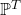 \mathbb{P}^{T}