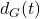 d_G(t)