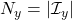 N_y = | \mathcal{I}_y|