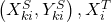 \left(X_{ki}^{S},Y_{ki}^{S}\right),X_{i}^{T}