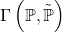 \Gamma\left(\mathbb{P},\mathbb{\mathbb{\tilde{P}}}\right)